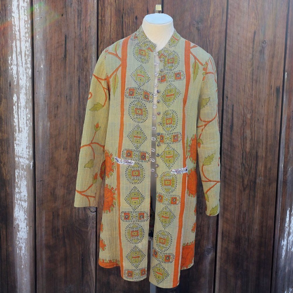 Reversible Bohemian Quilted Coat - Picture 5 of 7
